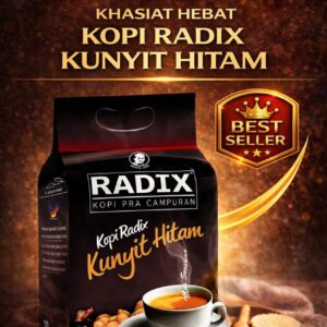 KOPI RADIX KUNYIT HITAM HPA (POUCH)