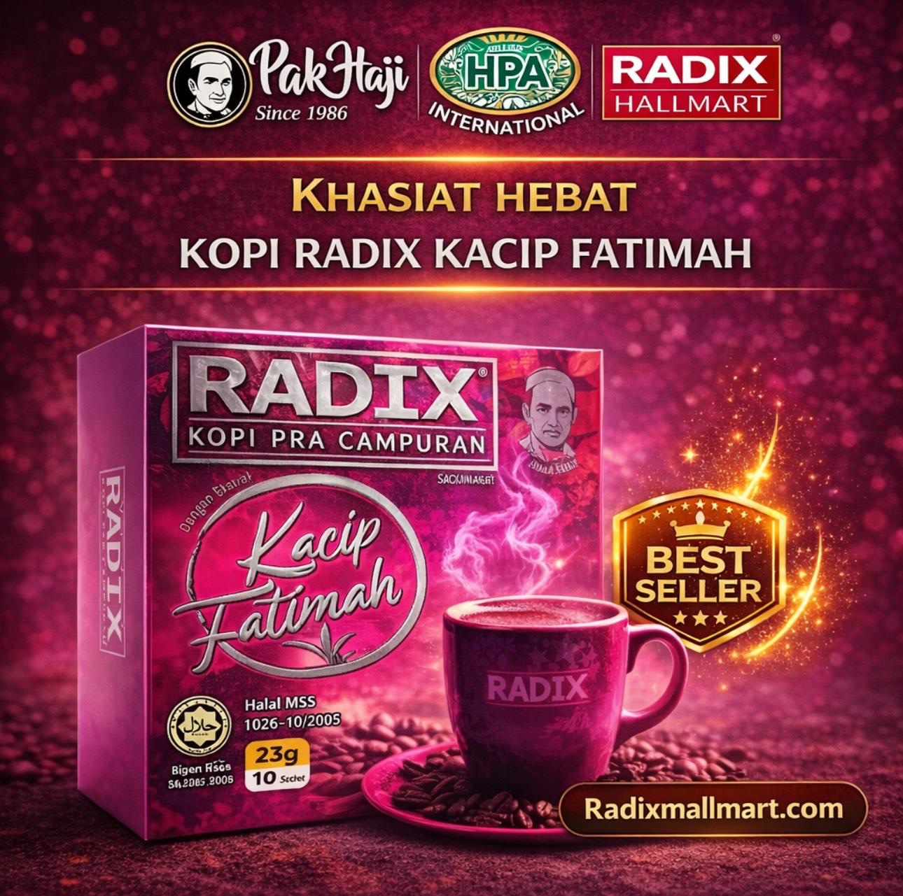 KOPI RADIX KACIP FATIMAH NEW(KOTAK) - Image 2
