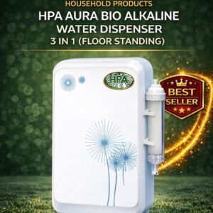 HPA AURA BIO ALKALINE WATER DISPENCER .