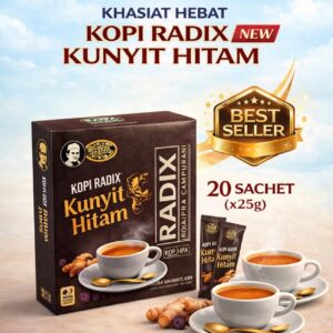 KOPI RADIX KUNYIT HITAM(20 STICK)