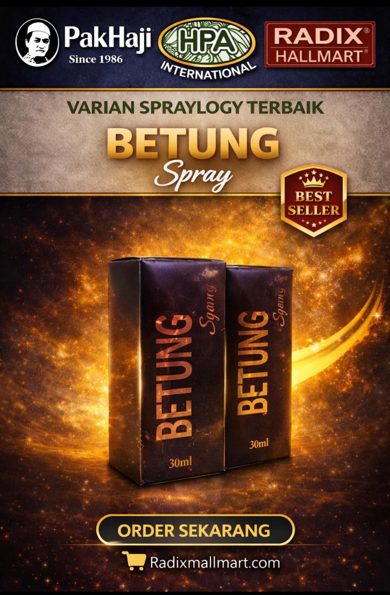 BETUNG SPRAY HPA(2 BOTOL/SET)