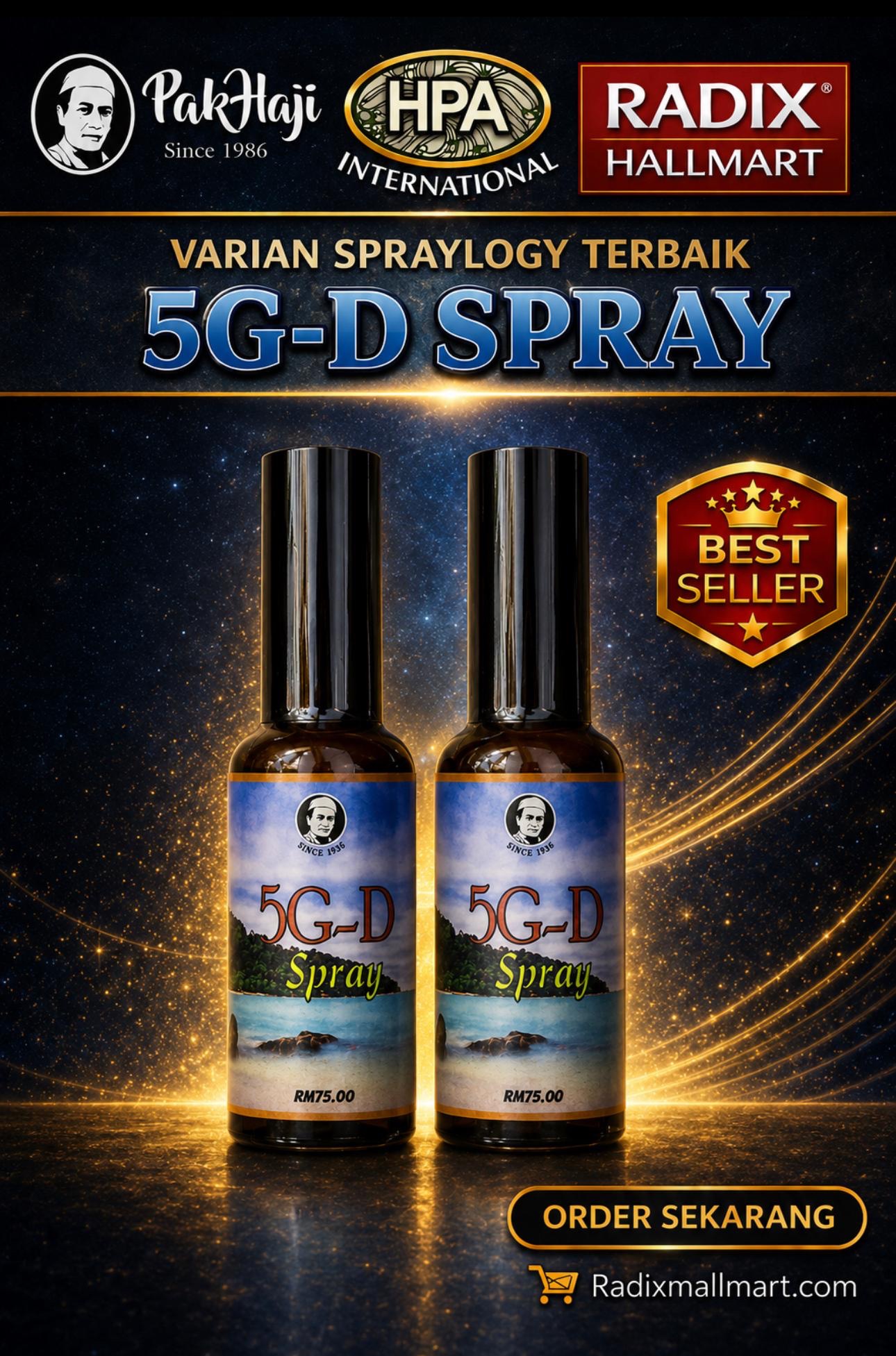 5G SPRAY HPA(2 BOTOL/SET)